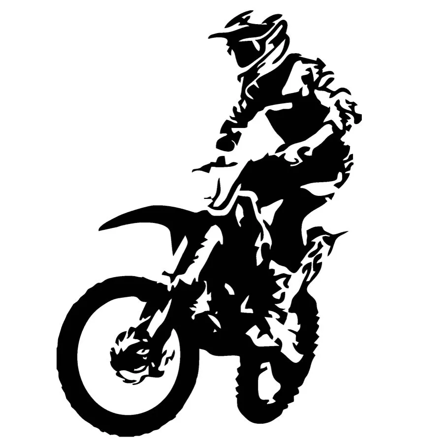 Moto Cross wall decoration racing sticker