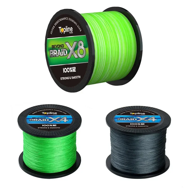 

Новая 8-прядная тканая леска 4X500 м, многофункциональная полиэтиленовая леска, износостойкая веревка для ловли карпа