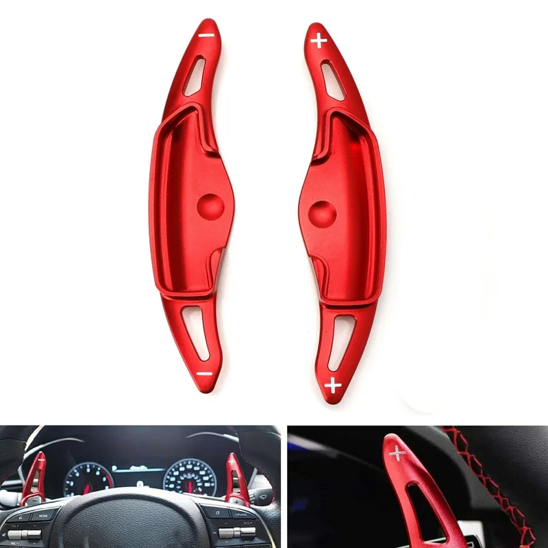 For Hyundai Genesis Tucson Sonata DH DN8 Car Aluminum Steering Wheel DSG Shift Paddle Shifter Extension Car Accessories