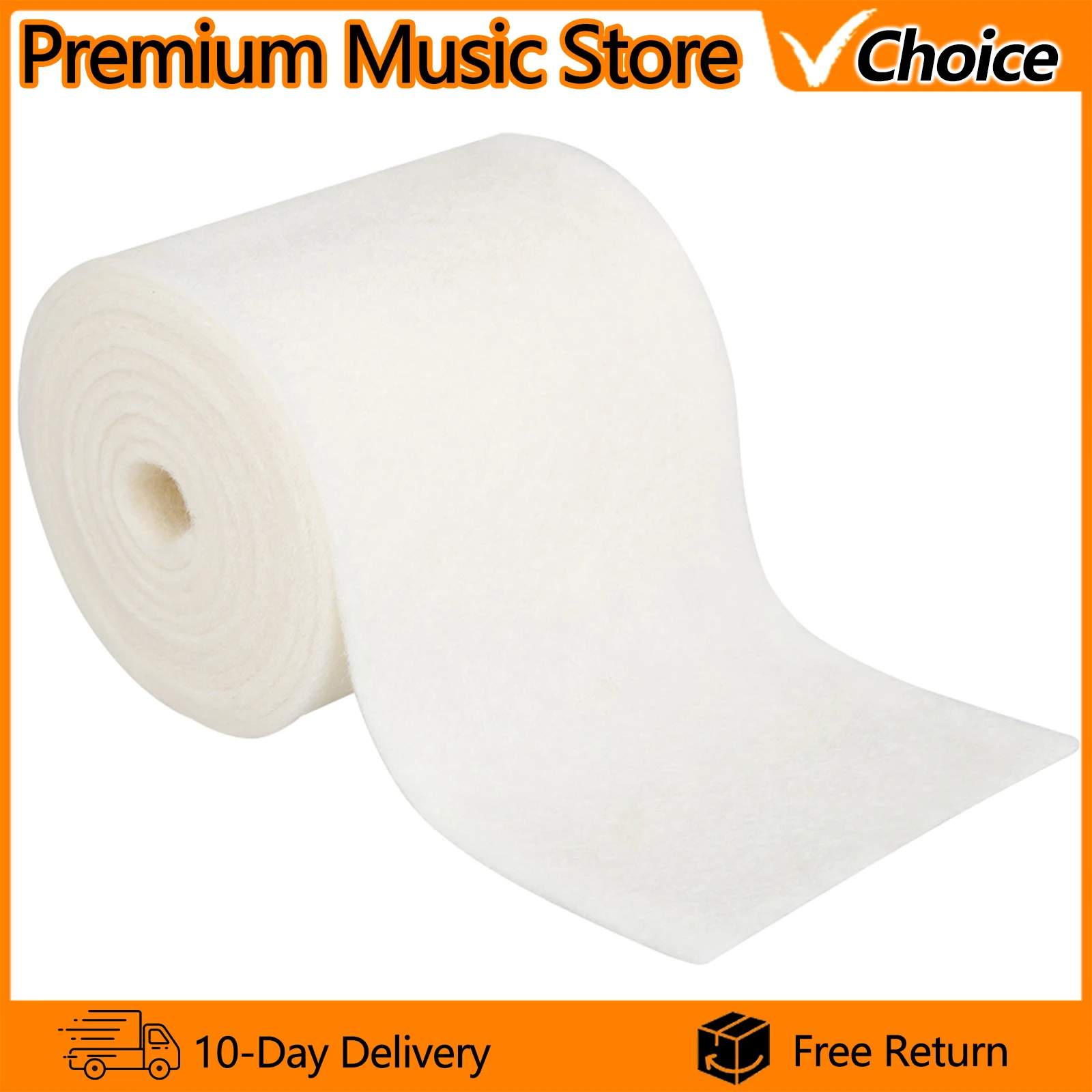 Piano Mute Cotton Piano Tuning Accessories Felt Piano Rail Muffler Mute Piano Noise Reducer Cotton Musical Instrument Repair Par