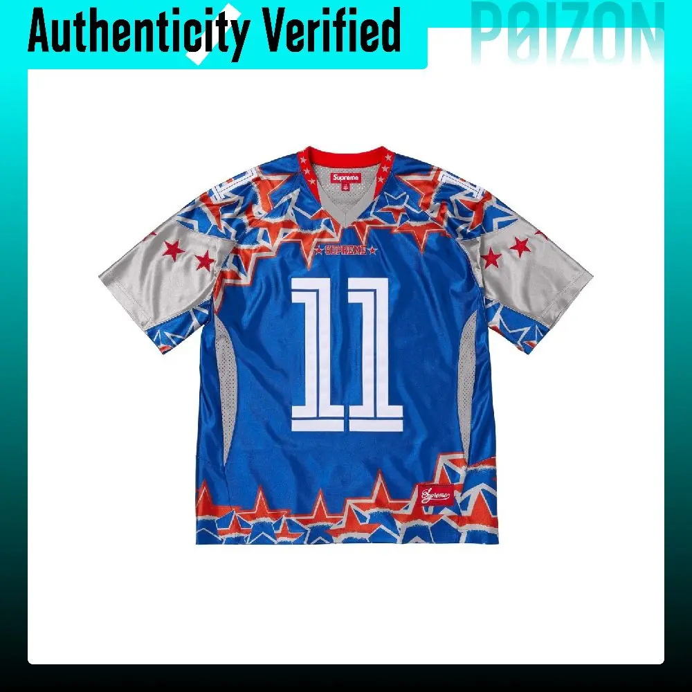 Supreme SS25 WEEK1 Stars Football Jersey Soccer Jersey Unisex SUP-SS25-031