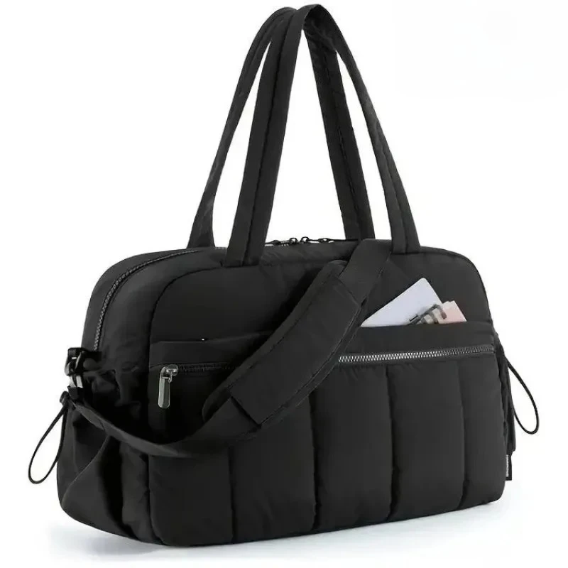Women Shoulder Crossbody Bag Travel Short Distance Handbag Lightweight Luggage Storage Tote Bag Outdoor Sports Yoga Fitness Bag