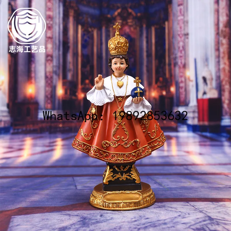 ZZ 22.5CM High Classical Hand Lifting Portrait Ornament, Decorative Gifts Gifts Resin Crafts