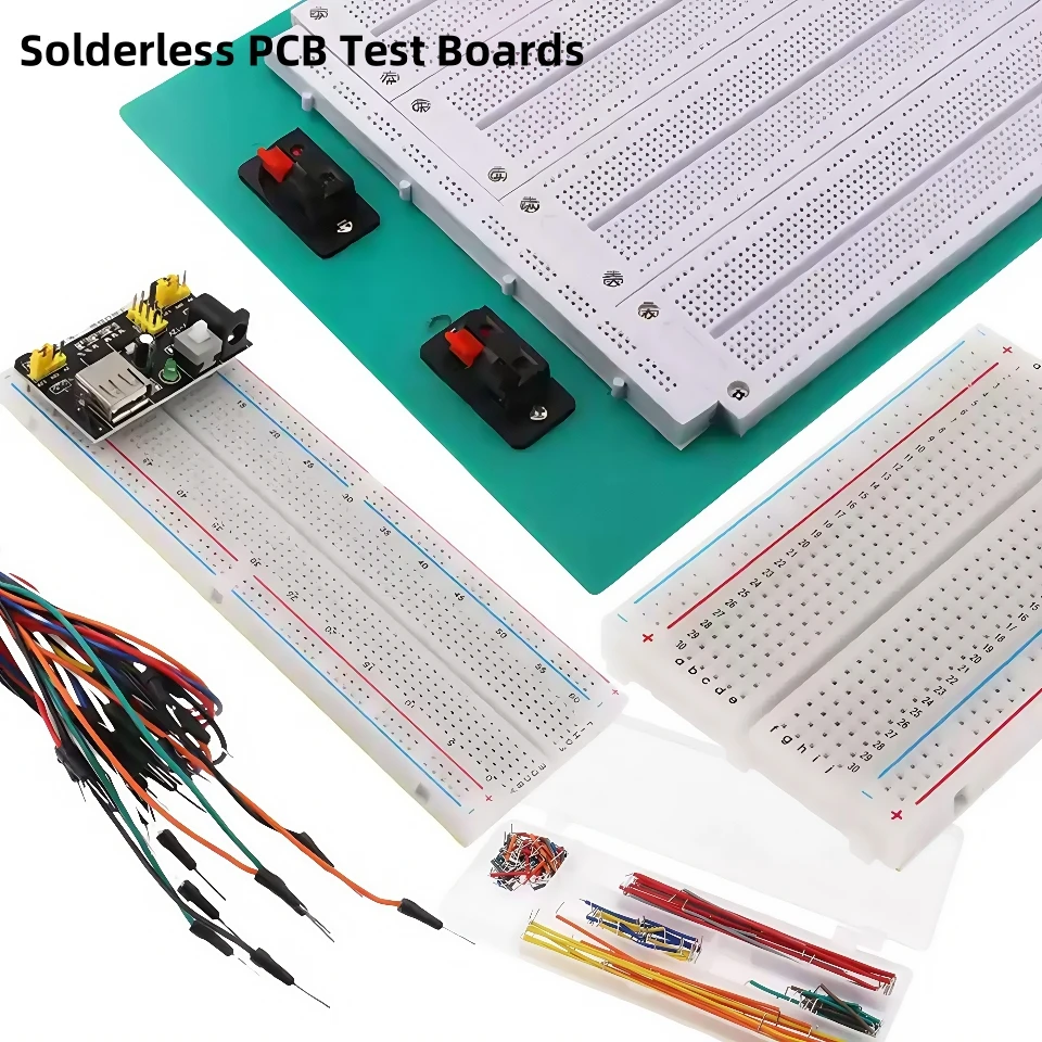 

1PCS Breadboard Power Module 3.3V/5V Jumper Wires Connecting Wire Solderless PCB Test Boards Develop DIY MB102 SYB500 Breadboard