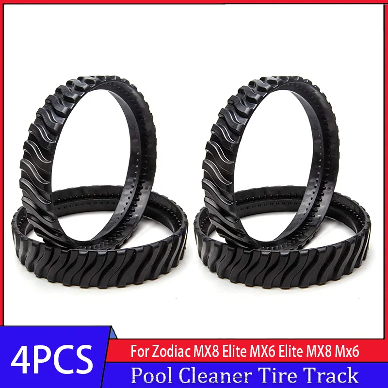 Hot Tracks Tyres Wheel Replacement Kit For Zodiac MX8 MX6  MX8 Elite MX6 Elite Baracuda R0526100 Pool Cleaner Tire Track