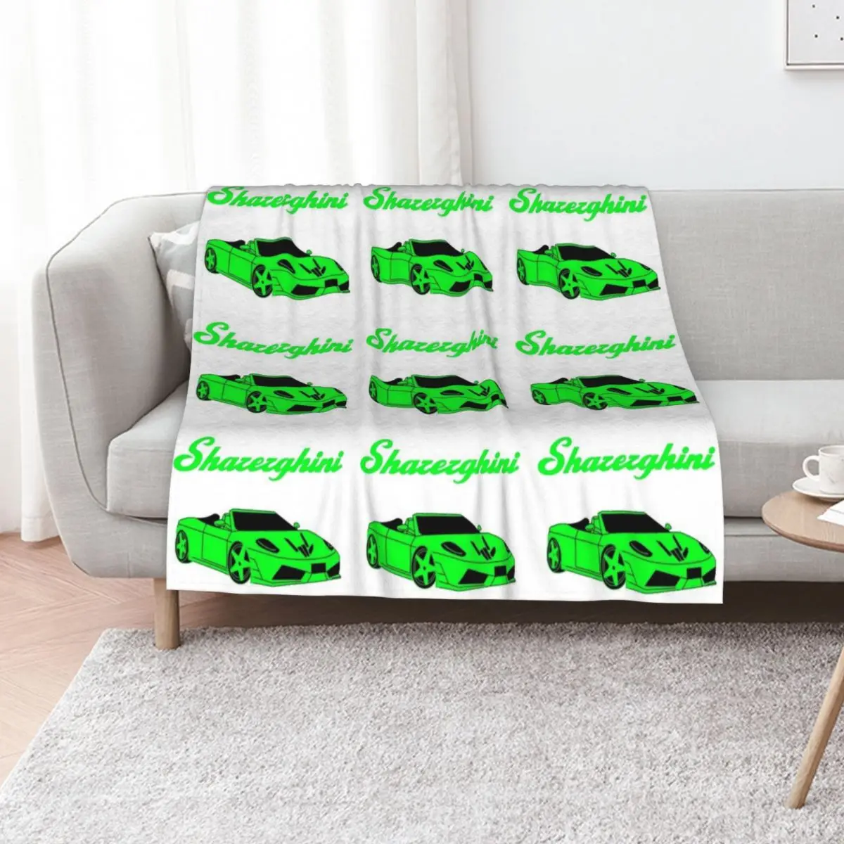 sharerghini, sharerghini merch,sharerghini Green, Sharerghini Hoodie, sharerghini t shirt, Sharer car, share, Throw Blanket