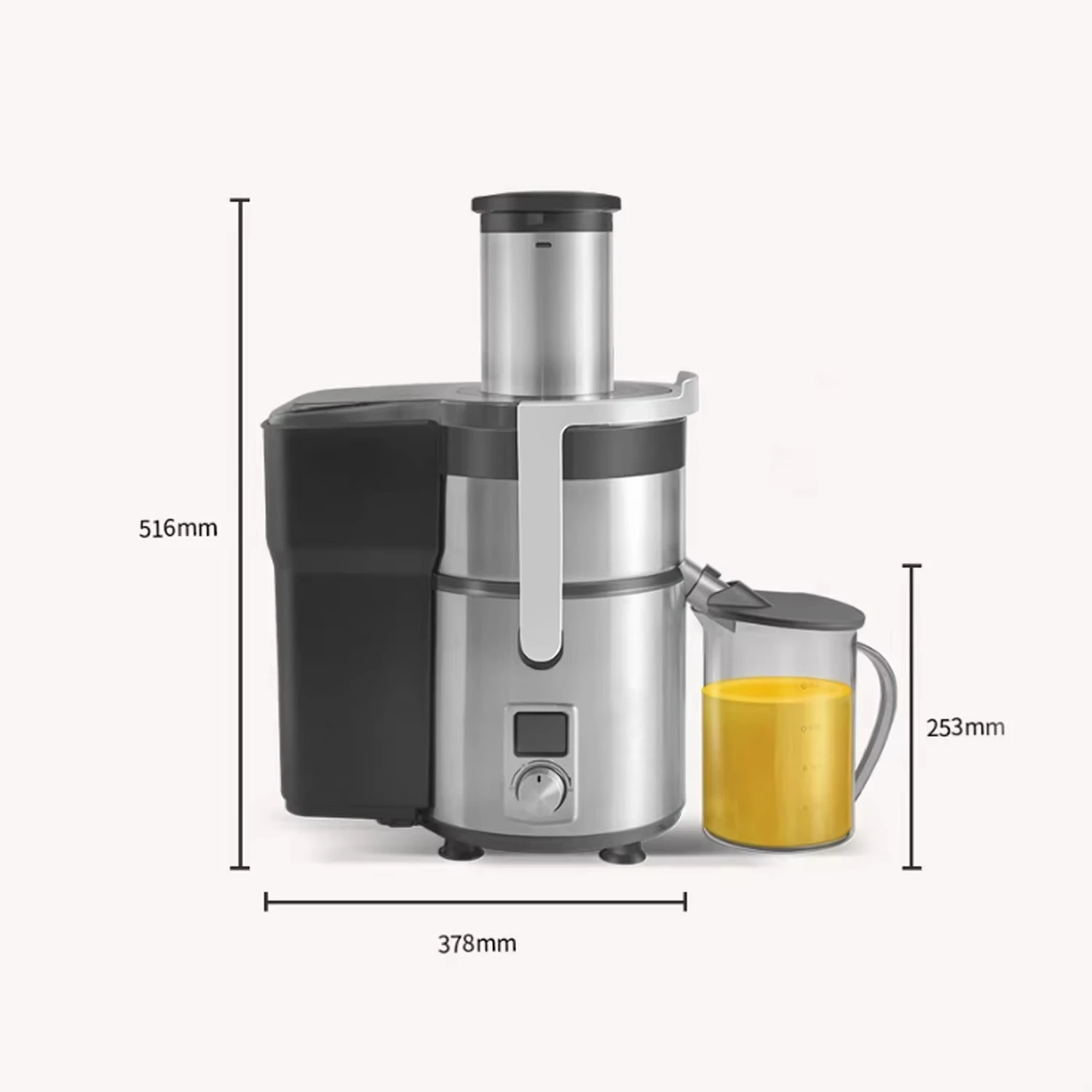 Industrial Stainless Steel Automatic Commercial Juicer Machine Line Fruit Vegetable Extractor 1000W for Small Business view 2