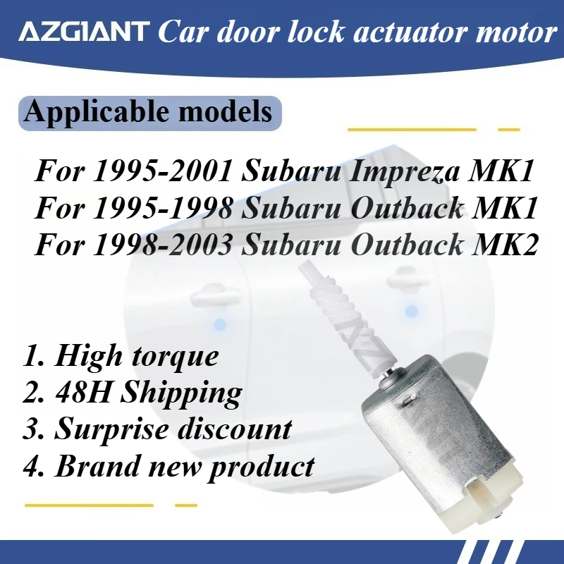 

AZGIANT привод замка двери автомобиля для Subaru Impreza MK1/Outback MK1/Outback MK2, новые высококачественные детали FC-280ST-18180 OEM