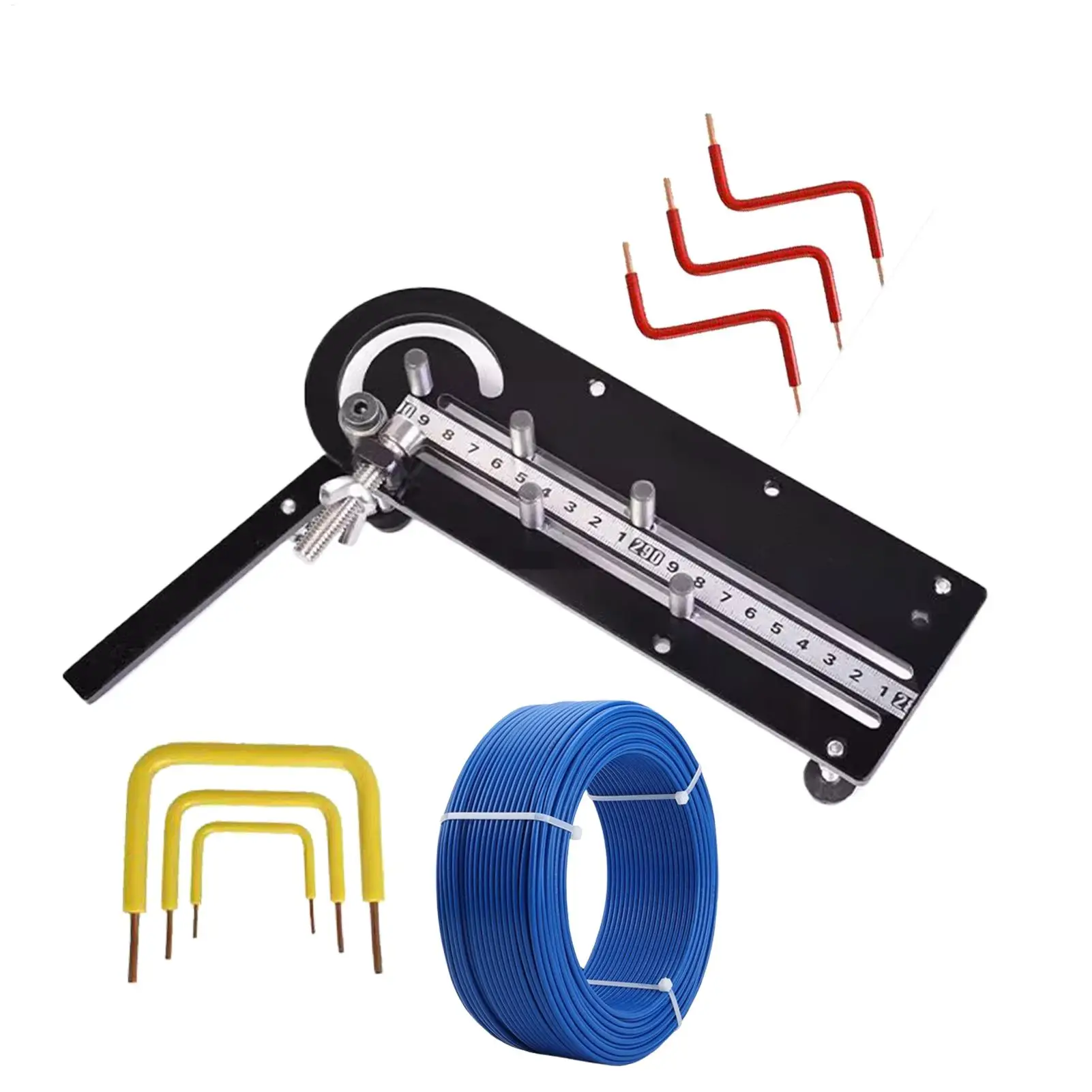 Manual wire bending machine Iron and copper wire bending tools Manual Heavy Duty Precision Flat Bar Bender Electrical Tools