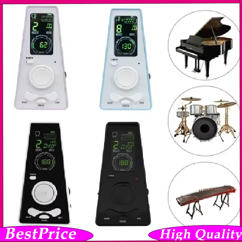 

Mini Digital Electronic Metronome with Timer English Vocal Counting Volume Control use for Piano Guitar Drum Violin ﻿