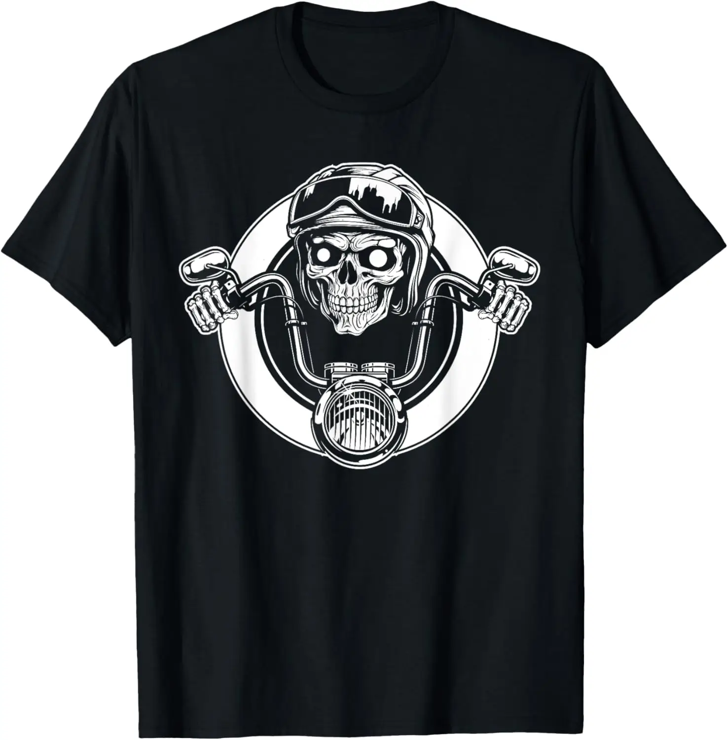 

Motorcycle Motorbike Biker - Motorbiker Skull Motorcycle T-Shirt