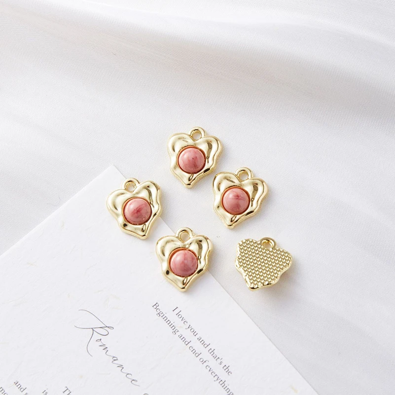 

30pcs/lot Jewelry Accessory Alloy oval round Shaped For DIY Charms Pendants