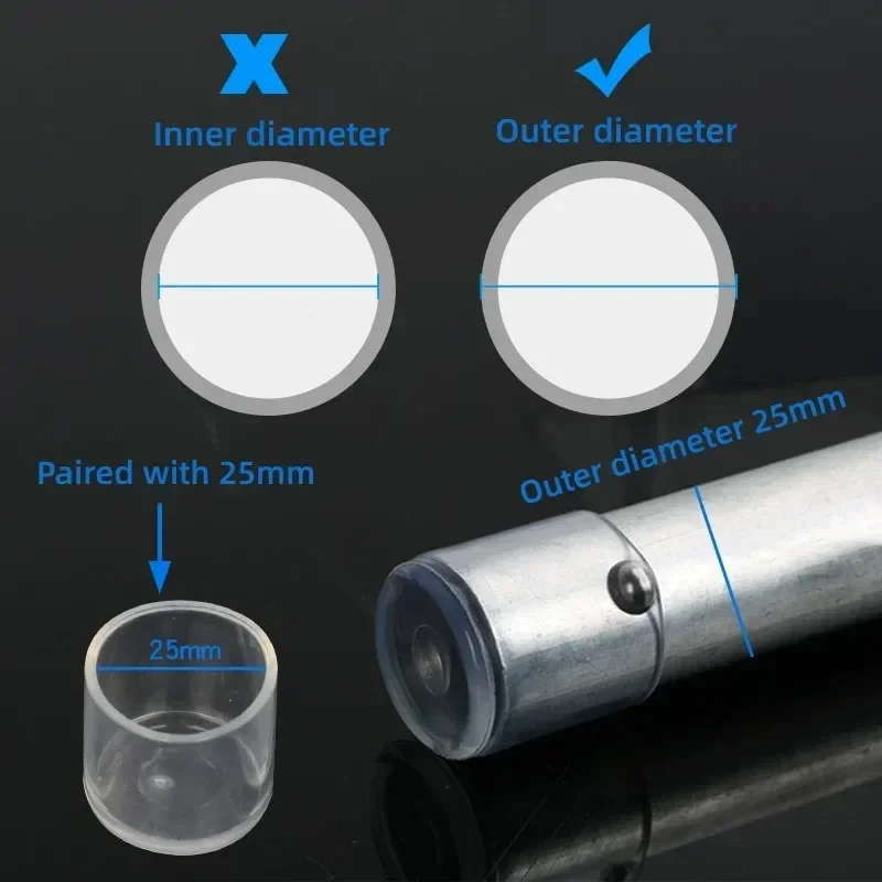 1-5pcs Transparent PVC Table Chair Leg Feet Pad Caps Round Non-slip Feet Plugs Cover Furniture Leveling Feet Home Decor