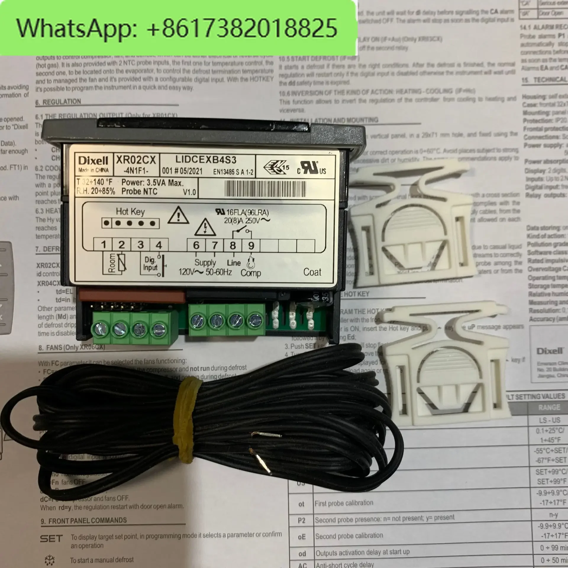 Little Elf Temperature Controller XR02CX-4N1F1 110V Export Only