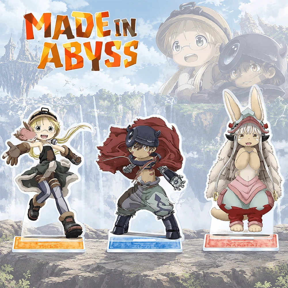 Made In Abyss Riko 15cm Acrylic Stand Keychain Anime Character Figure Desk Decor Toy Model Manga Merchandise Fan Gift