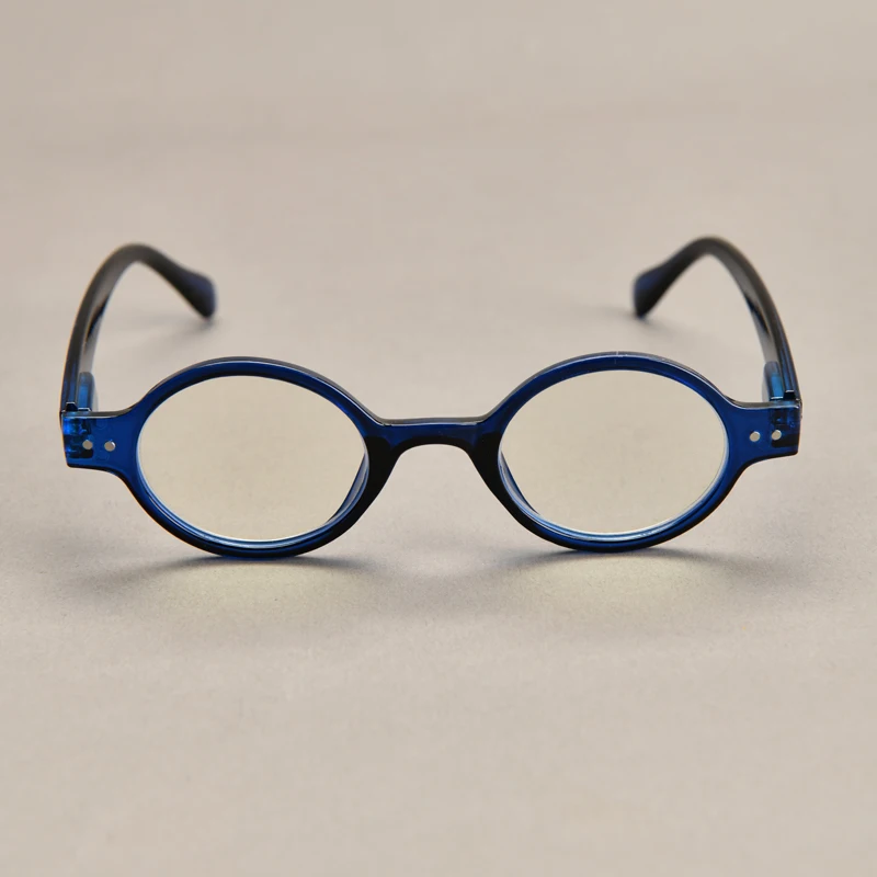 Kleine runde Rahmen modische Retro Lesebrille blaues Licht blockierende Hyperopiebrille Unisex Computerbrille +0 – Detail 6