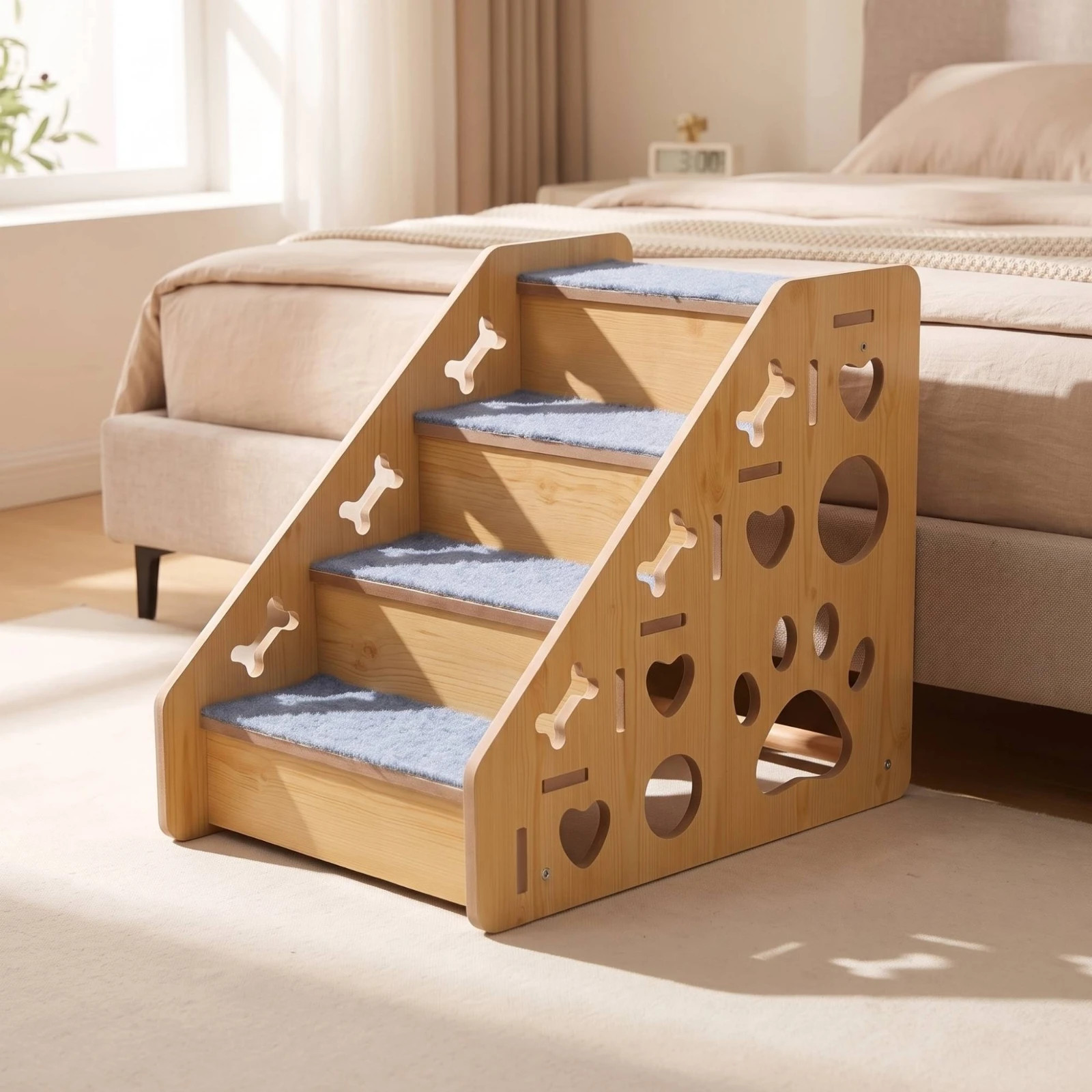 escada-de-madeira-para-animais-de-estimacao-com-tapete-4-degraus-degraus-para-caes-com-carpete-movel-interno-amplo-para-caes-pequenos-ao-lado-da-cama-sofa