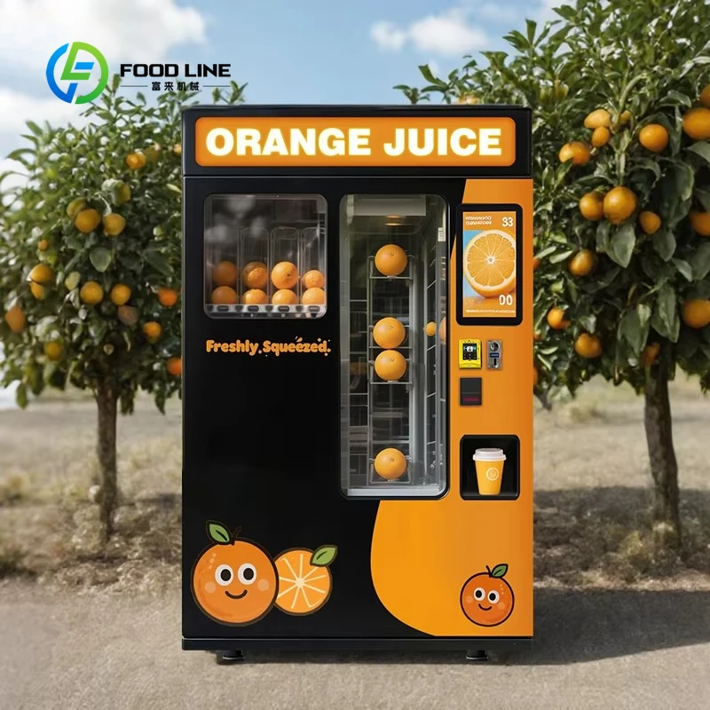 Intelligent Orange Juice Vending Machine Customized Modern Popular Design Fresh Squeezed For Mall Business Hot Sale