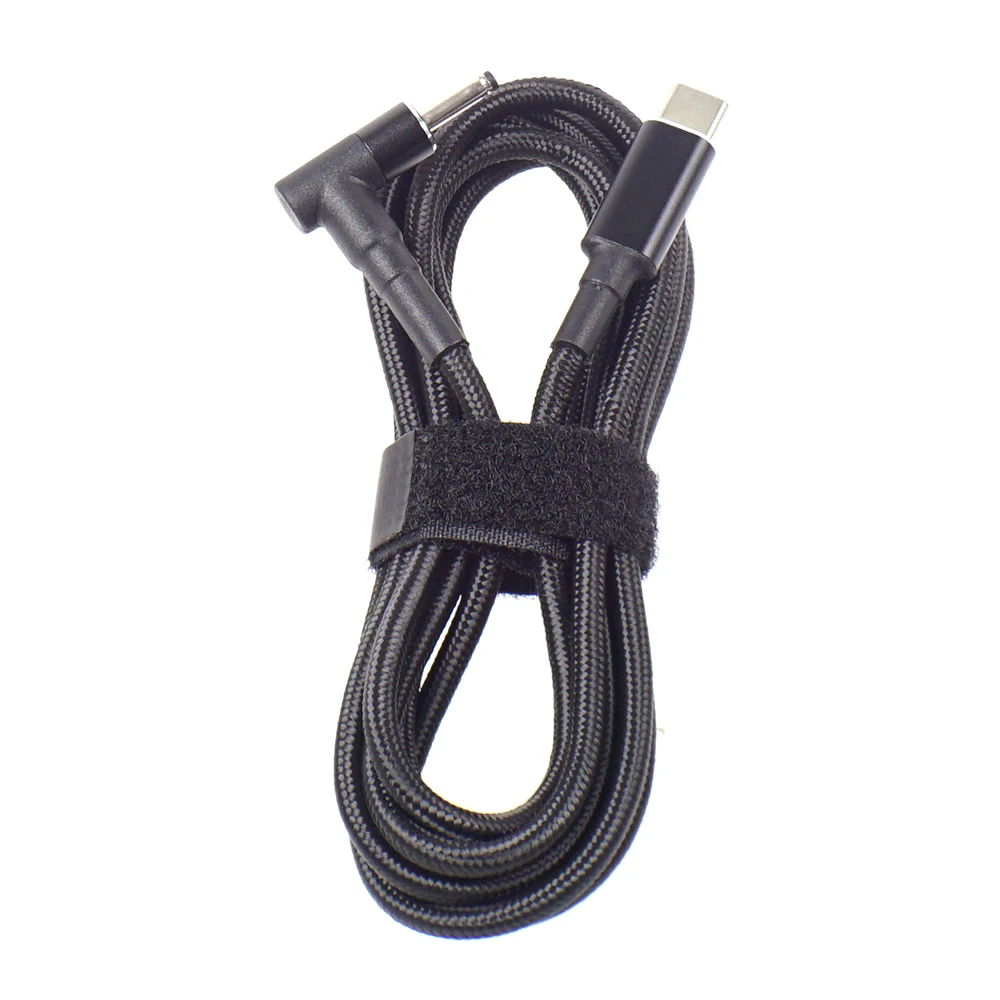 100W USB Type C Laptop Power Adapter Charging Cable Cord Dc Jack Plug Dual E-Mark Chip Converter for Hp Asus Lenovo Dell Laptops