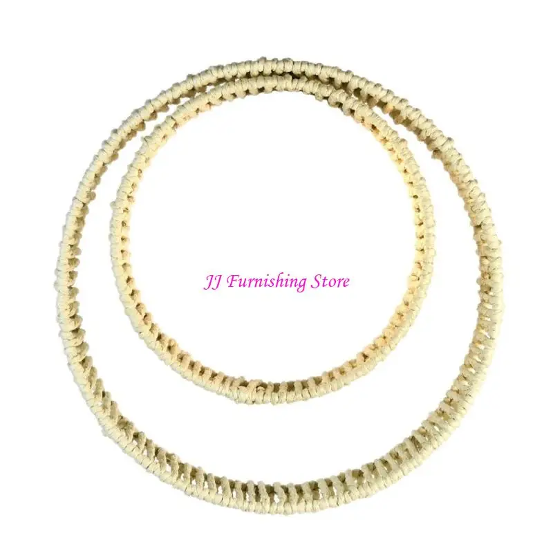 

A9LB Handwoven веревочные абажуры подвесная легкая крышка декоративная лампочка