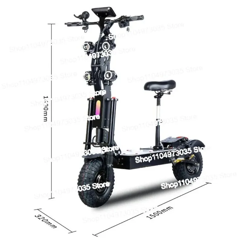 

Scooter 60V72V E Scooter Dual Motor 8000W10000W 14inch Electric Scooter