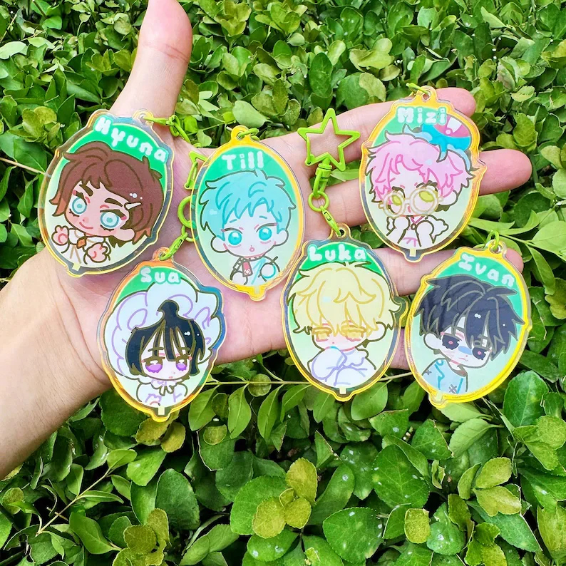 Sci-Fi Stage Character Acrylic Keychain Double Sided, Ivan Luka Sua Hyuna Till Mizi Bag Charm, Birthday Gift For Friends