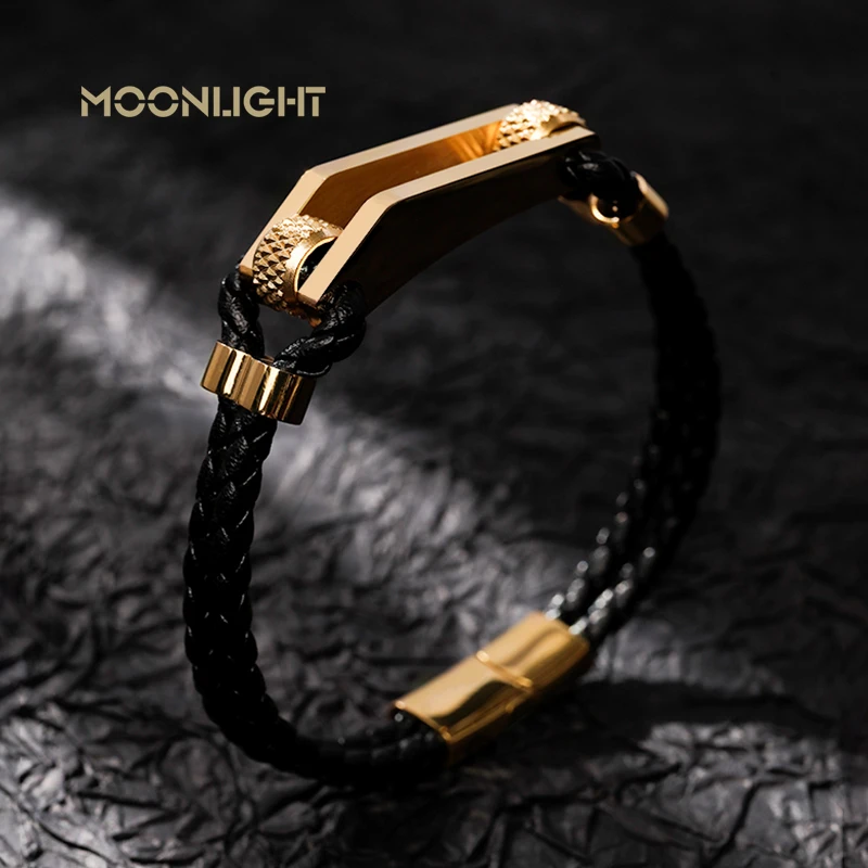 Classic Men Bracelet Stainless Steel Buckle Available In Multiple Colors High Quality Versatile Accessories Homme Jewelry Gifts