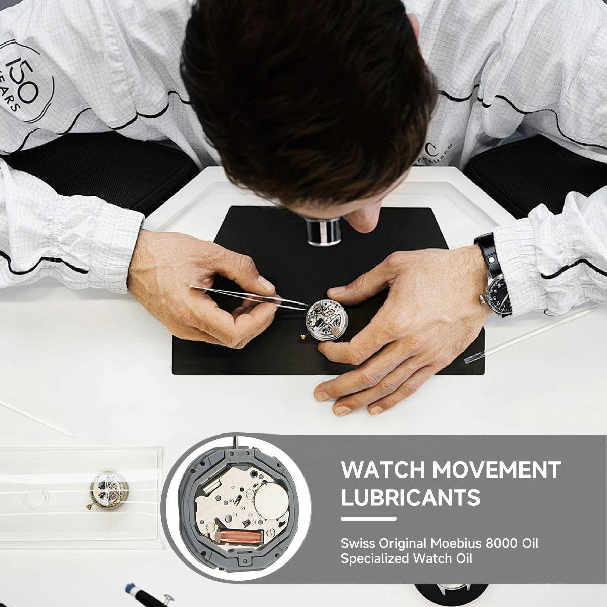 Movimiento de reloj de cuarzo multifunción para movimiento 6P29, piezas de reparación de relojes de 6 pines, accesorios con batería