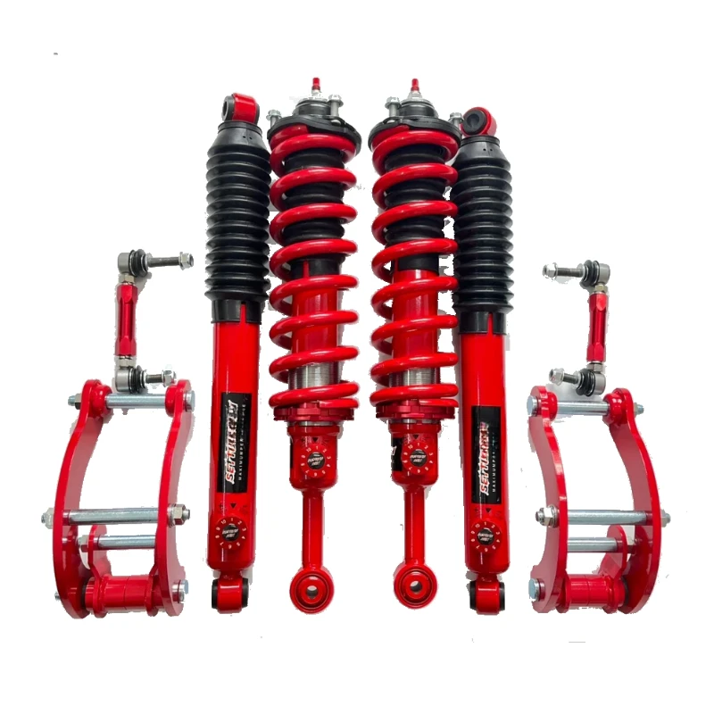 For Great Wall Power Poer Cannon leaf springs Nitrogen Gas Charged Off-road 4X4 Shock Absorber 2 Inch Lift Suspension Lift Kit