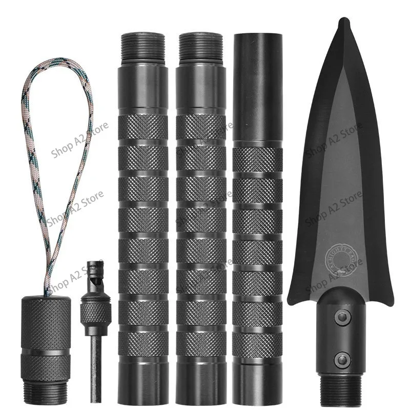 Survival Motorcycle Rescue Tool  Hammer  Aluminum Alloy Handle 88cm Digging Spade Hand-Power Source OEM Customizable