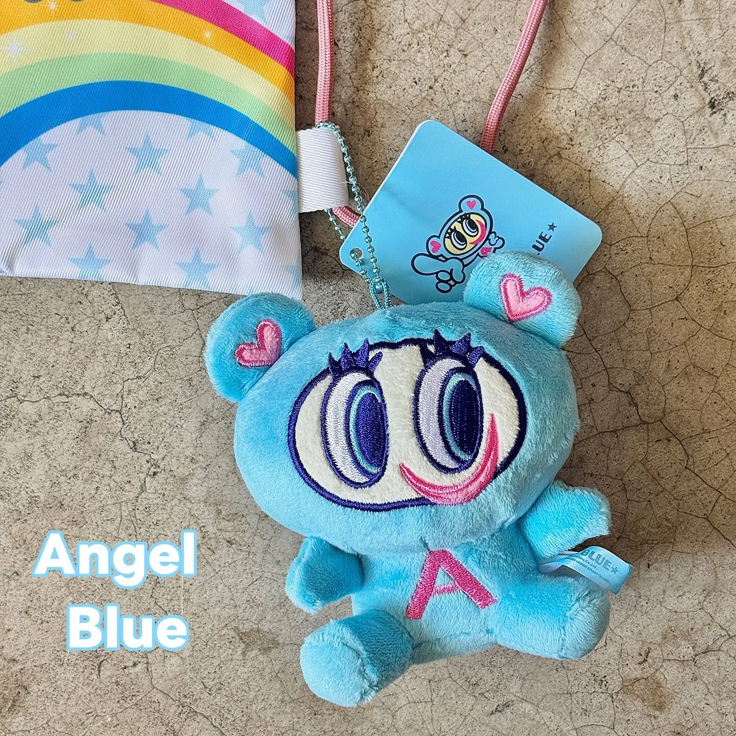 Y2k plush toy Angel Blue Nakamura Kun Pendant Plushtoy Doll Cute Pendant Backpack Bag Doll Toy Pendant  Accessories