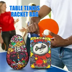 Tischtennis schläger abdeckung Paddel National Trend Tasche Tischtennis koffer Schläger taschen wasserdichte Abdeckungen