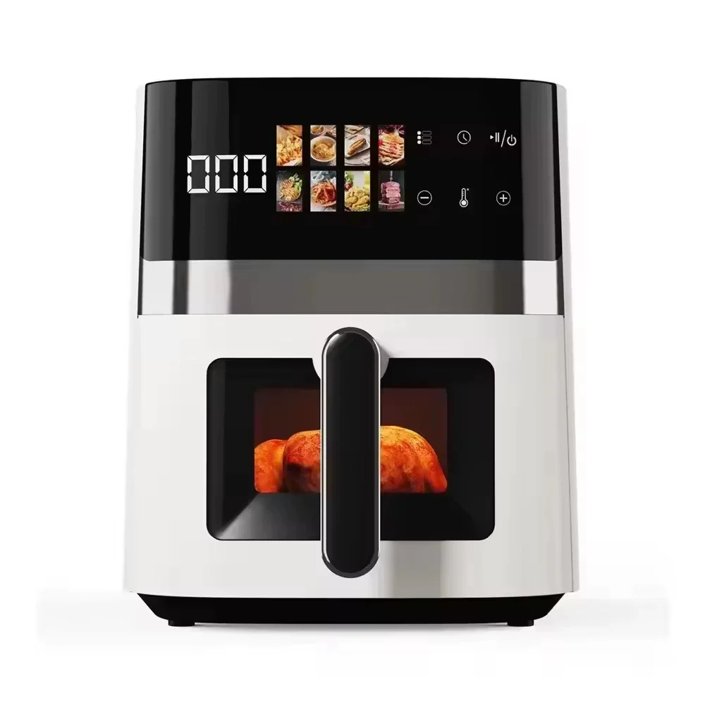 110V Air Fryer 5.5L Large Capacity Visual Intelligent Fully Automatic Household