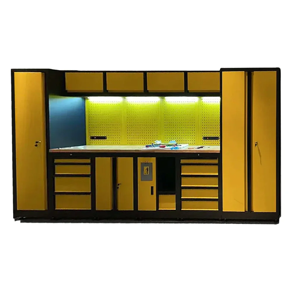 

Goldenline Pro Series Garage Storage Tool Cabinets with Hand Tool Sets