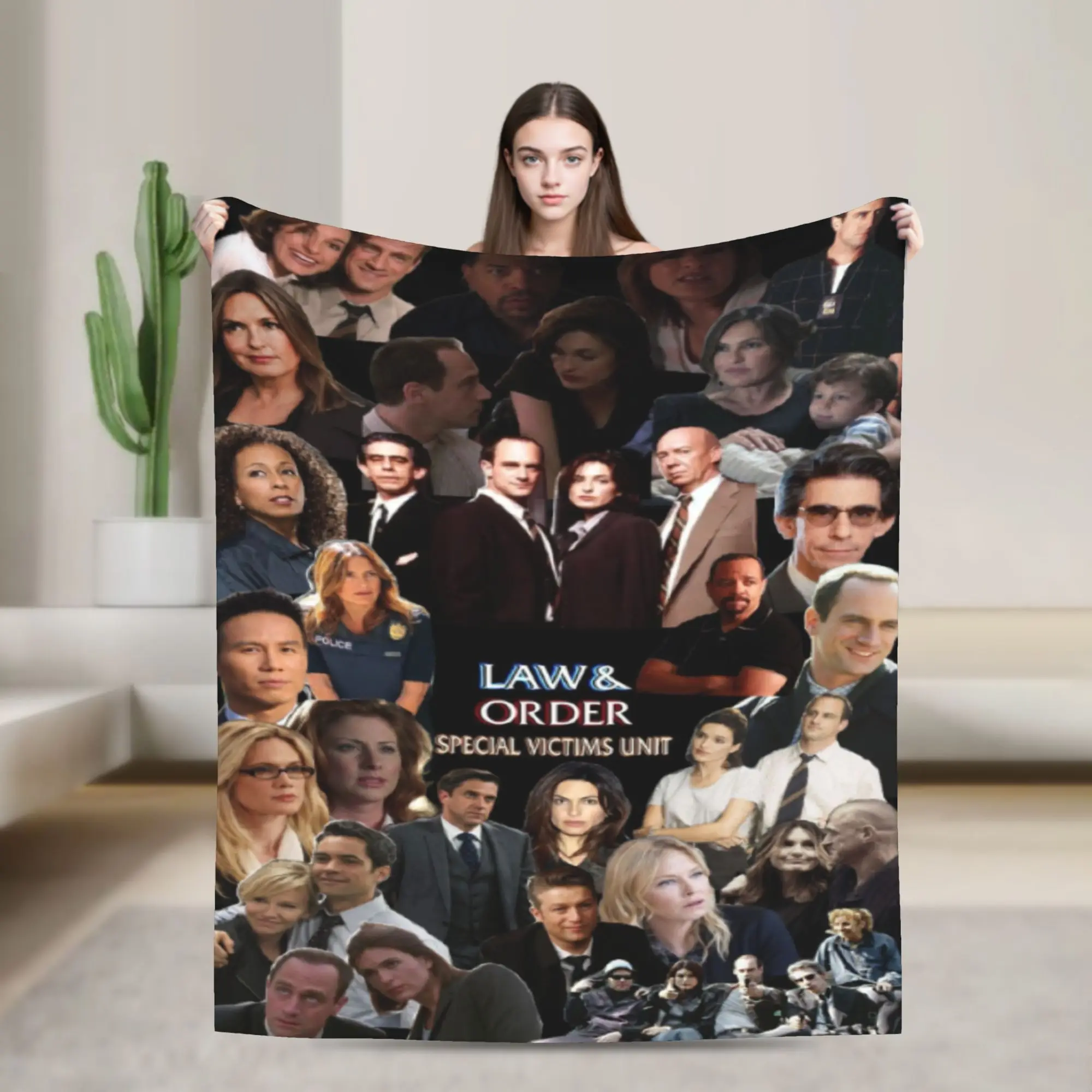 Law Order SVU Throw Blanket for Couch  Soft Cozy Plush Blanket 50x60 Inches Multiple Sizes Bedspreads for All Seasons