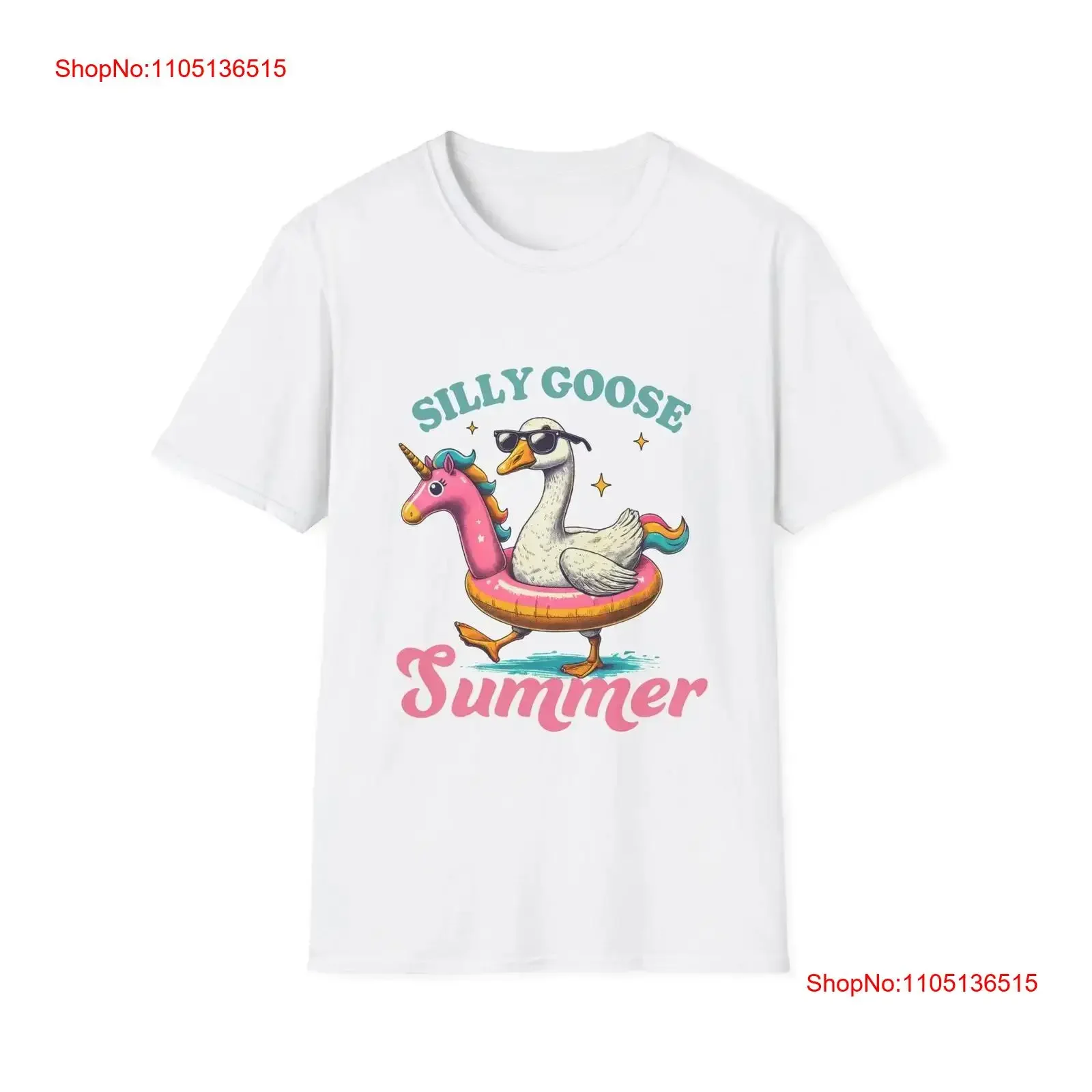Silly Goose Summer T Shirt for Fun loving Individuals Vibes vintage Washed Slightly streetwear Top For Everyday Wear fashion