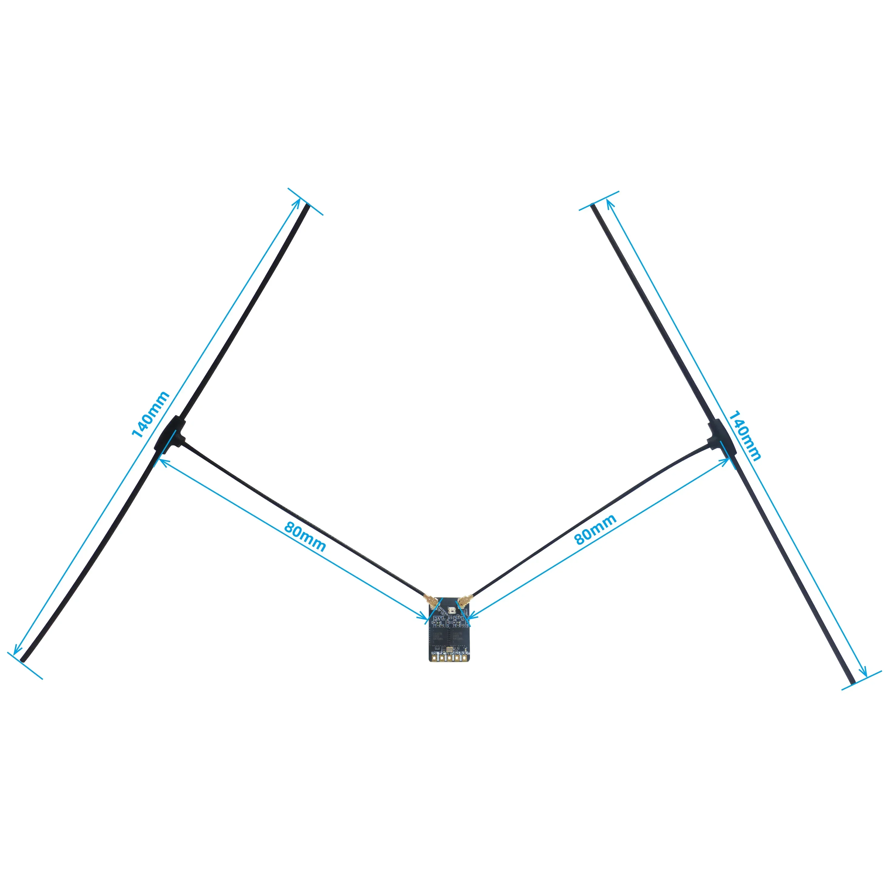 BAYCK 915Mhz Dual core RX antenna Receivers ExpressLRS ELRS Support SBUS For FPV Racing Drone