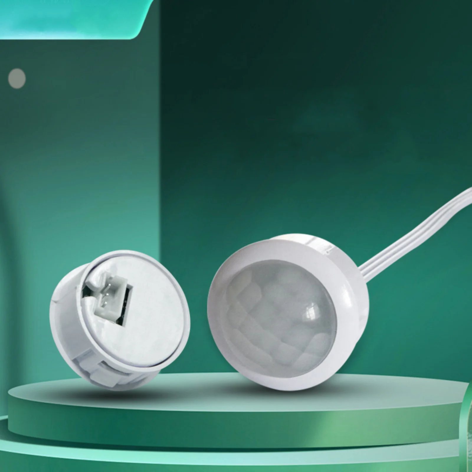 1Pc LED PIR Rivelatore a infrarossi a induzione del corpo umano IR Sensore di rilevamento del movimento a infrarossi Interruttore della luce per la casa DC 4V-12V