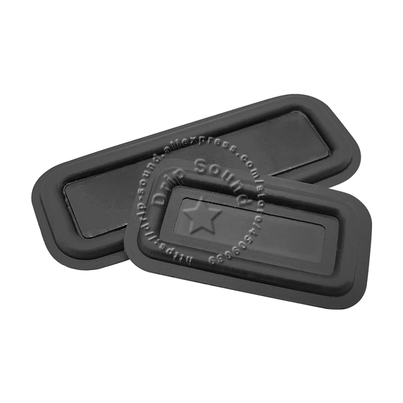 2шт 32x5 8 мм/36x8 6 мм/50x6 5 мм/59x6 9 мм/60x85 мм квадратный динамик пассивный радиатор вспомогательный низкочастотный динамик резиновая вибрационная пластина