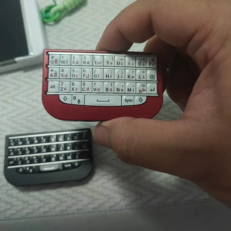 NEW BlackBerykbd Q10 V4.0 Bluetooth Mini Keyboard Custom Petg Front Aluminum Alloy Mini Phone Keyboard Accessories 11MM Thick