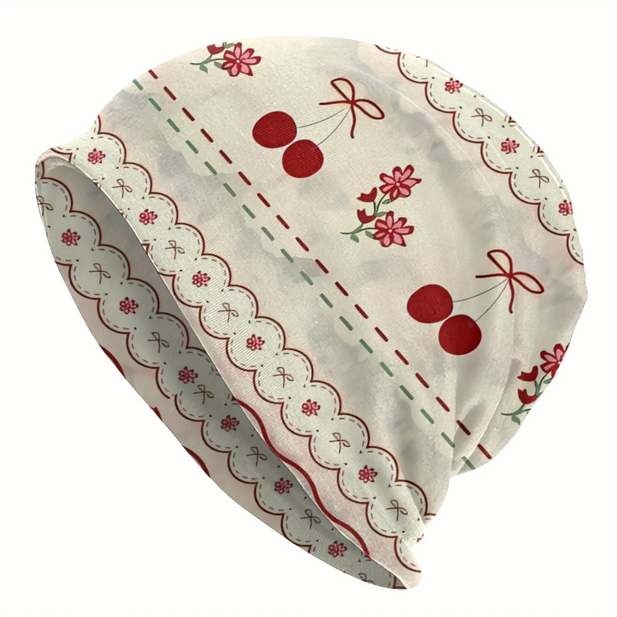 gorro-masculino-com-estampa-floral-cereja-gorro-de-malha-com-cerejas-vermelhas-flores-brancas-e-folhas-verdes-perfeito-para-uso-casual