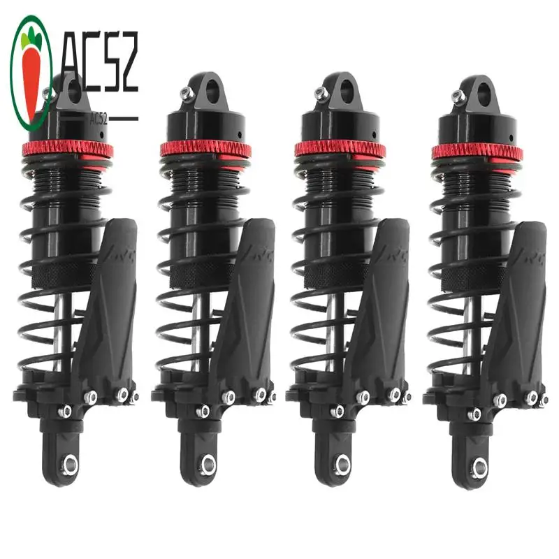

AC52-4PCS Metal RC Piggyback Shock Absorber Hole To Hole 90Mm For 1/10 RC Crawler Car Trx-4 TRX4 Axial SCX10II D90 CC01