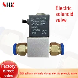 DC 12V 24V 110V 220V Voltage 2 Way For Air Water Oil Compressor Valve 1/4