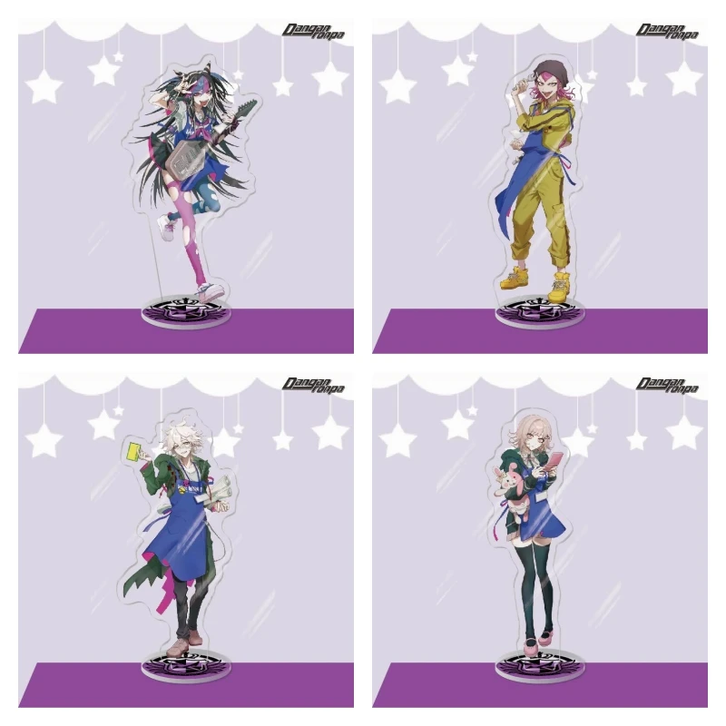 Anime Danganronpa Figures Souda Kazuichi Mioda Ibuki New Acrylic Stands Model Keychain komaeda nagito Cartoon Decor Prop Gift