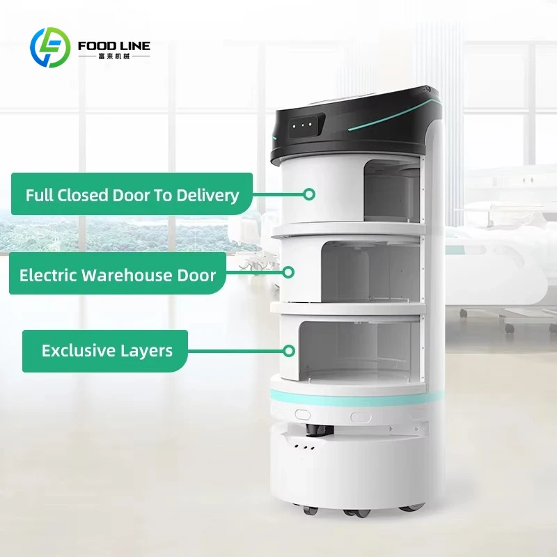 جديد مطعم القيادة الذاتية تخدم التسليم بوت مستشفى توصيل روبوت نادلة ممرضة توصيل روبوت