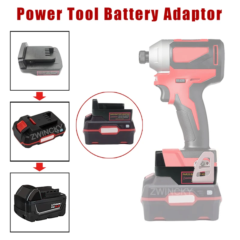 Batterieadapter-Konverter für Parkside X20V Team Lithium-Akku zu Makita/Dewal/Milwaukee/Bosch 18V Elektrowerkzeug-Zubehör – Detail 5