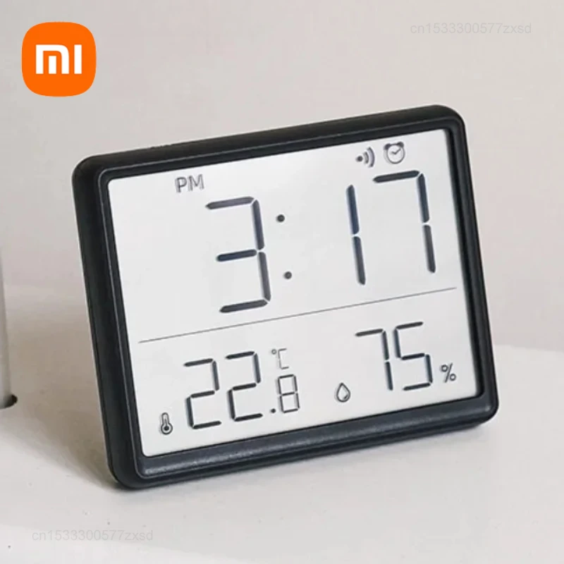 Xiaomi Multifunction Thermometer Hygrometer Automatic Electronic Temperature Humidity Monitor Clock Indoor Wall Monitor Clock