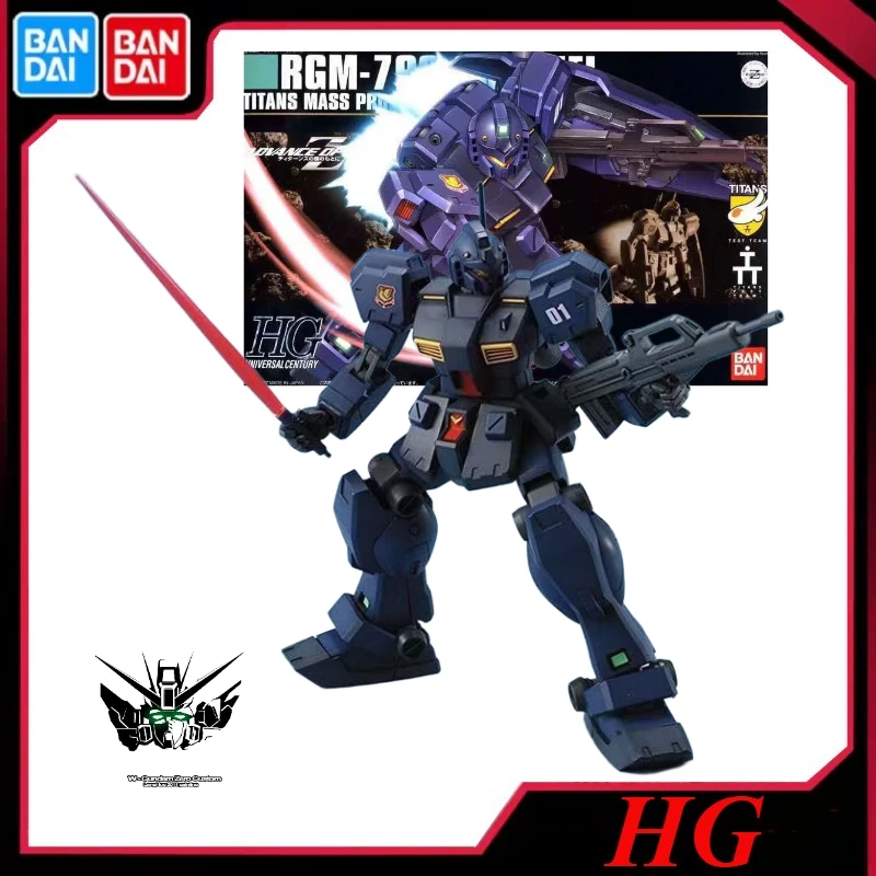 

In Stock Bandai Original HG HGUC 074 1/144 Riot Control Jim Assembling Model Collection Holiday Gifts Ornaments Action Figures