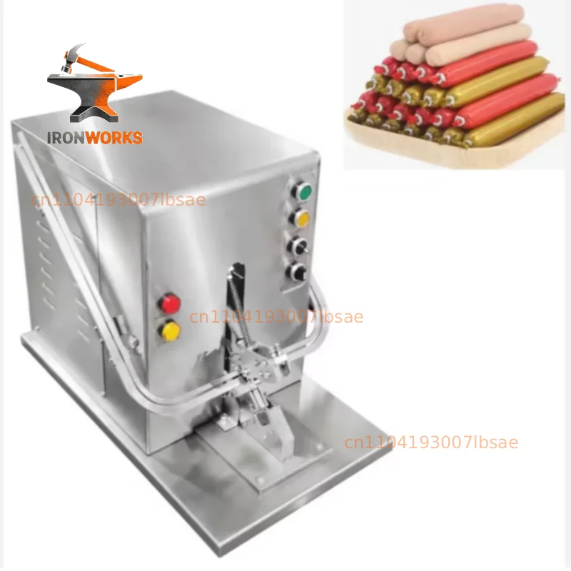 Double Clip Sealing Machine Easy to Operation U-shape Manual Sausage Pack Bag Clipper Clip Machine Manual Tightening Sealer