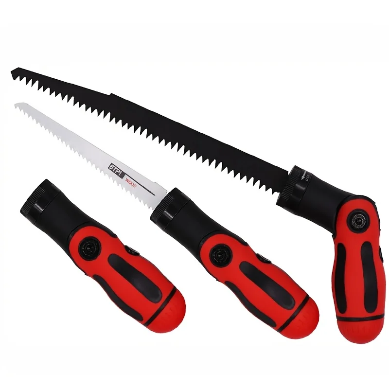 ‌ コンパクトレシプロソー - 木材/金属/PVCカッター - ハックソーブレード付きDIYハンドソー ‌